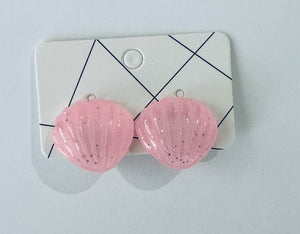 Kids Glitter Resin Clip on Earrings