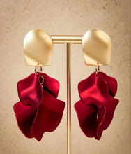 Shimmery Petal Earrings