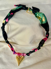 Handmade Scarf Necklaces w Various Pendants