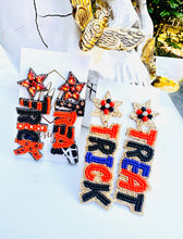 Beaded Trick or Treat Halloween Earrings