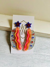 USA America Patriotic Earrings