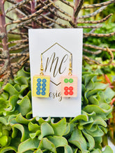 Mahjong Tile Earrings – Handmade Jewelry by MC Designs