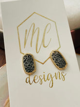 Oval Filigree Studs