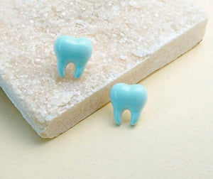 Teeth Acrylic Stud Earrings