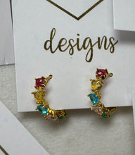 Assorted Tiny Studs Third and Second Hole Earrings