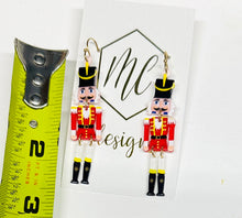 Dancing Acrylic Nutcracker Earrings