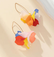 Drop Petal Flower Earrings