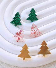 Acrylic Christmas Tree or Reindeer Studs