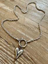 Chunky Chain Heart Necklace