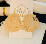 Lion And Eagle Earrings