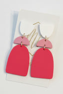 Tiered Acrylic Earrings