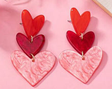 New Triple Heart Earrings