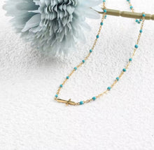 Simple Beaded Cross Necklaces