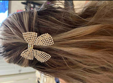 Rhinestone Bow Hair Clip