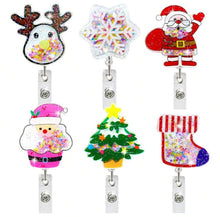 Acrylic Christmas Badge Holders