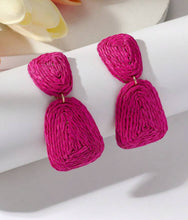 Rattan Vacay Braided Drop Earrings