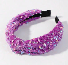 Iridescent Sequin Knot Kid’s Headbands