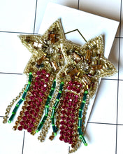 New Beaded Mardi Gras Earrings