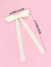 Velvet Simple Bow Hair Clip