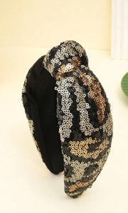 Geometric Sequin Knot Headbands