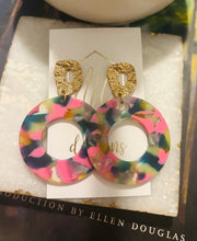 Fun Circle Acrylic Earrings