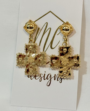 Statement Chunky Cross Earrings