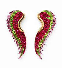 Glitter Angel Wing Earrings