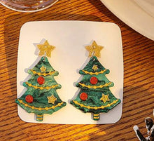 Traditional Christmas Tree Earrings