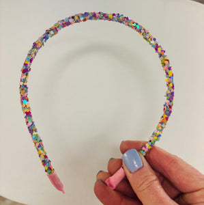 Kids Round Thin Sprinkle Headbands