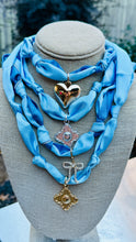 Blue Scarf Necklaces