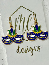 Mardi Gras Mask Earrings