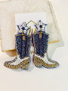 GAME DAY BOOT EARRINGS