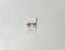 Triple Glitter Bat Earrings