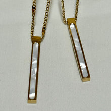 Gold Drop Bar Necklaces