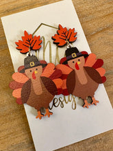 Thanksgiving Turkey Dangle Earrings
