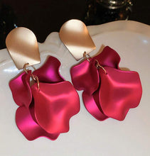 Shimmery Petal Earrings