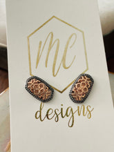 Oval Filigree Studs