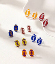 School Football Stud Earrings