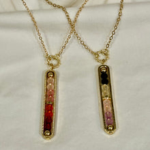 Gold Drop Bar Necklaces