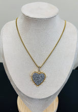 Chunky Heart Gold Necklaces