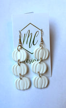 Triple Tiered Pumpkin Earring