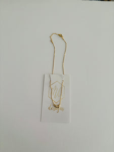 Beaded Gold Necklace