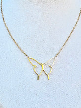 Simple butterfly necklace