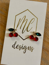 Cherry Studs & Necklace