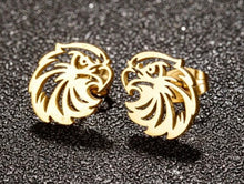Golden Eagle Stud Earrings