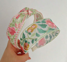 Bohemian Lace Embroidery Knot and Wide Headband