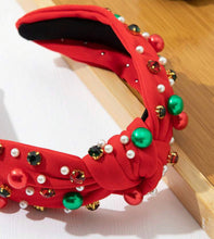 Statement Jeweled Christmas Headbands