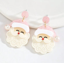 Santa Claus Acrylic Earrings