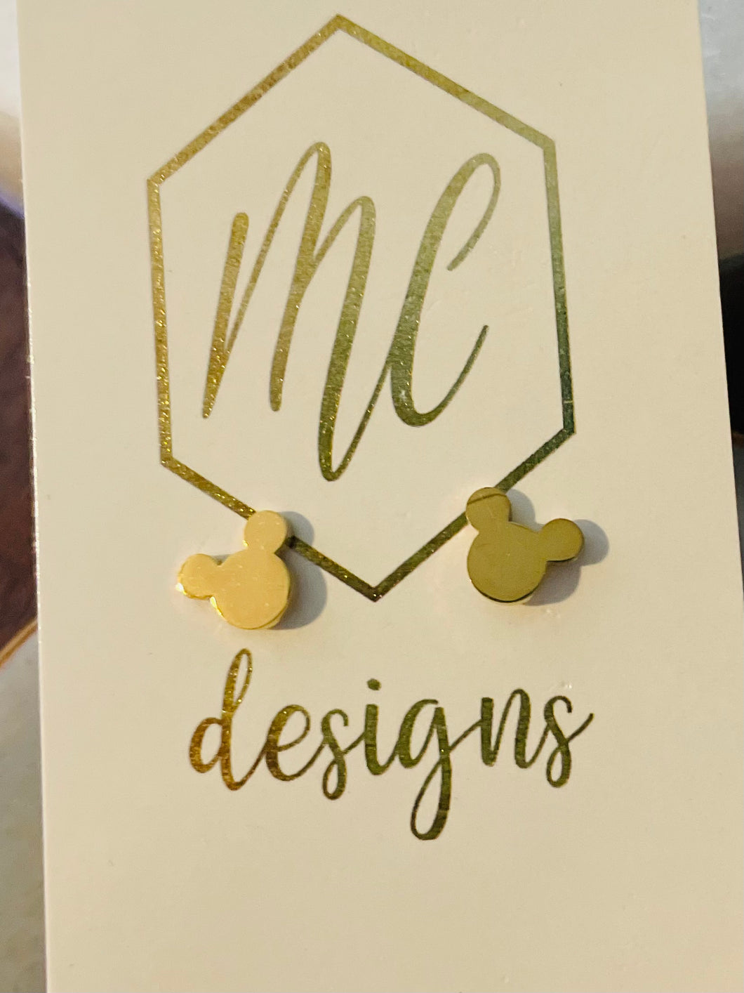 Mickey Mouse studs