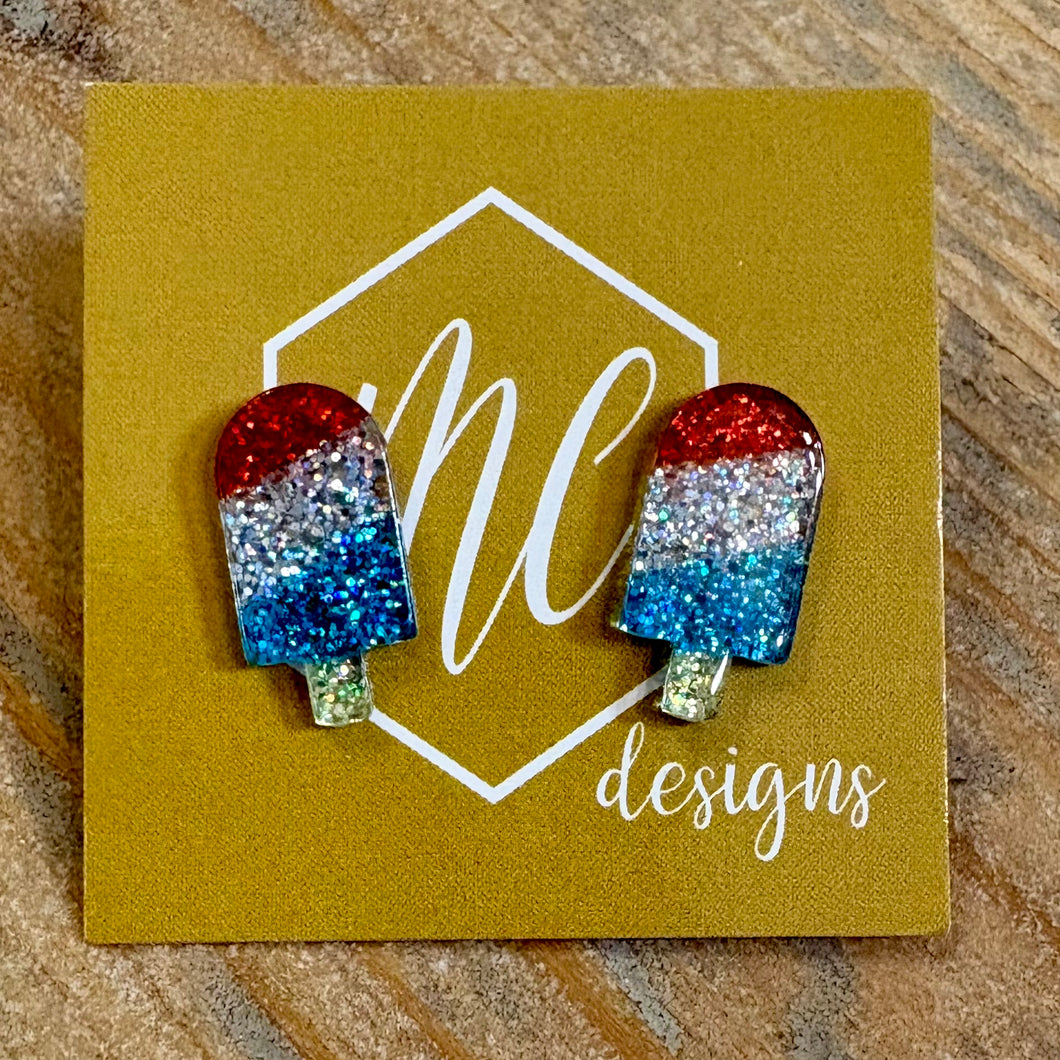 4th of July Stud Earrings